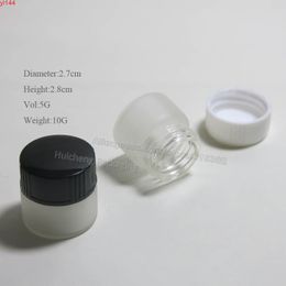 500 x 5G Empty Frost Glass Sample Cream Containers 5cc Bottle 5ml Mini Containergood qualtity