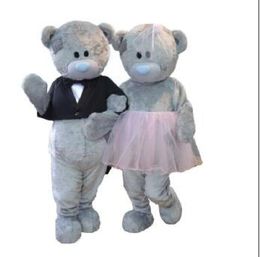 2019 Factory sale hot Wedding Teddy bear mascot costumes for Halloween Carival party event