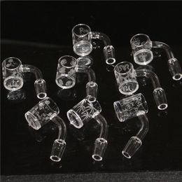 XXL 4mmQuartz Banger Nail Sundries 45&90 Degrees quartzbanger nails for mini dab rigs quartz tips glass reclaim ash catchers
