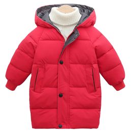HH Children's Winter Down Coat for Girls Warm Comfortable Jackets for Boys Thicken Casual Clothes Toddler Kids Outerwear Parkas LJ201120