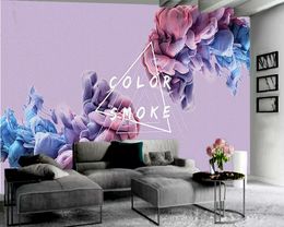 3d Mural Wallpaper Color Ribbon Graceful Wallpaper Premium Atmospheric Interior Decoration 3d Modern Wallpaper