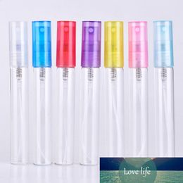 24pcs/lot 10ml Perfume spray bottle portable travel refillable perfume atomizer bottles empty glass bottle wholesale