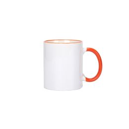 sublimation blanks cup 320ml heat transfer MDF mug ceramic round mouth Customise DIY sublimation blanks mug ZZC3443