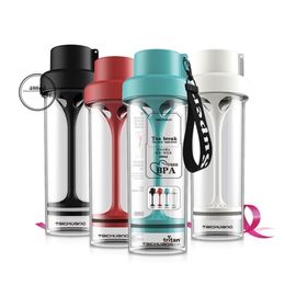 Lemon Water Bottle BPA Free Tea Cup Fruit Mug Infuser Juice Shaker Sports Tour hiking Portable Climbing Camp Bottles 201106