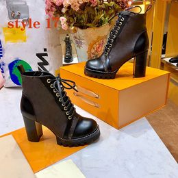 Luxury Designer Women Boots Ladies Ankle Boots Superstar Fashion Women Autumn Winter High-Heel Short Boots