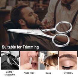 Hair Removal Items Mini Stainless Steel Eyebrow Nose Hair Shaver Trimmer Shear Scissor W4596