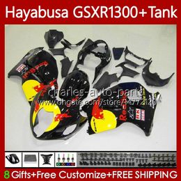 Fairings For SUZUKI Hayabusa GSXR-1300 GSXR 1300 CC GSXR1300 Yellow red 96 97 98 99 00 01 74No.76 GSX-R1300 1300CC 2002 2003 2004 2005 2006 2007 GSX R1300 96-07 Bodywork