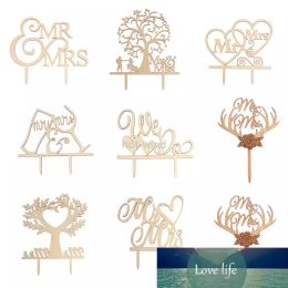 Mr & Mrs Cake Topper DIY Wedding Cake Topper Laser Cut Wood Letters Wedding Cake Decorations Favours Supplies Engagement Gifts EE0216