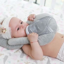 Baby Feeding Pillow Bottle Support Newborn Nursing Cushion Anti-Head Baby Pillows Multifunctional Cotton Toddler Pad LJ201209