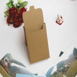 400pcs/lot 15.5*10.8*3cm Blank Brown Kraft Paper Envelope Postcards Greeting Card Cover Photo Packaging Boxes Free DHL Shipping