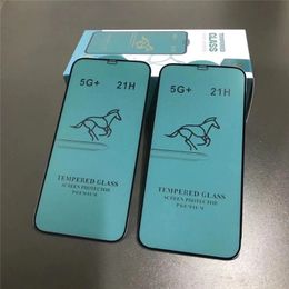 2020 New Swift Horse New 21H 5G+ Full Glue Cover Tempered Glass Screen Protector For Iphone12 Samsung A01 hw Y8S Y5P