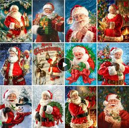 5d Diamond Painting Christmas Santa Claus Home Decoration Embroidery Handcraft Art Kits Picture many sizes to choose