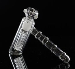 Glass Bubbler Smoke Glass Oil Burner Pipe Tobacco Smoking Herb Water Pipes Accessory With 18mm banger272E