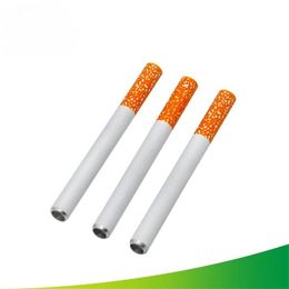 78-80mm cigarette shaped pipe Aluminium pipe can be cleaned and portable with Philtre pipe