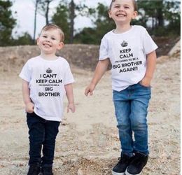 Funny I'm Going to Be a Big Brother Again Children Boys Tshirt Kids Brother Matching Clothes Pregnancy Announcement Top Outfits