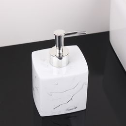 Marble Texture Hotel Hand Soap Bottle Nordic Pressing Bottle Shampoo Shower Gel Bottled Soap Dispenser Lotion Empty Bottle Set Y200407