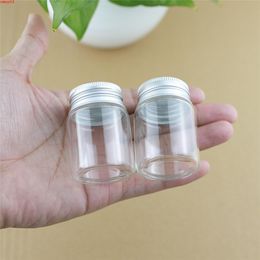 24pcs/lot 37*50mm 30ml Mini glass bottle Empty Jar Container Small Diy DECORATIVE BOTTLES Glass Spice Storage Jars Containershigh qualtity