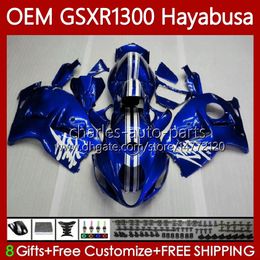 Injection For SUZUKI GSX R1300 Hayabusa GSXR 1300 CC 14 15 16 17 18 19 Body 77No.293 GSXR-1300 1300CC 08-19 GSXR1300 08 2008 2009 2010 2011 2012 2013 Pearl blue Fairing