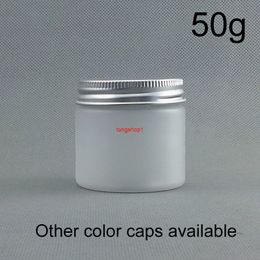 Empty 50g Matte Plastic Bottle Refillable 2oz Cosmetic Cream Jar Makeup Lotion Pill Capsule Spice Travel Container Free Shippingfree shippin