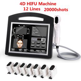 Professional 3D 4D HIFU Machine 12 Lines 20000 Shots High Intensity Focused Ultrasound Face Lift Anti Wrinkle Body slimming