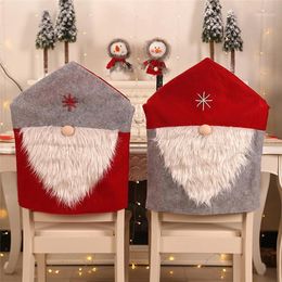 Chair Covers Imixlot Santa Claus Hat Back Cover Home Living Room Dinner Table Decoration Christmas Cover1