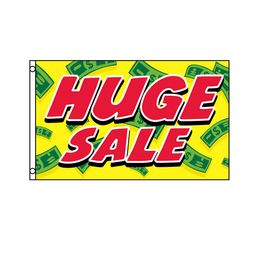 Huge Sale Flag Advertising Banner 3x5 FT 90x150cm Double Stitching 100D Polyester Festival Gift Indoor Outdoor Printed Hot selling