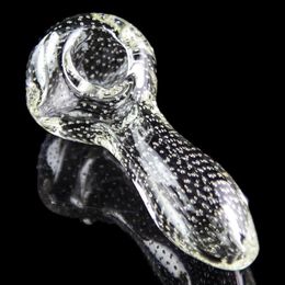 Cool Colourful Bubble Pyrex Thick Glass Smoking Tube Handpipe Portable Handmade Dry Herb Tobacco Oil Rigs Philtre Bong Hand Pipes DHL Free