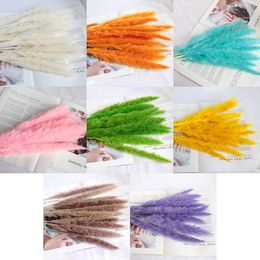 Small Reed Dried Flowers Valentines Day Gifts Dried Flower Bouquet Wedding Flowers Decorations 15pcs/Bundle XD24316