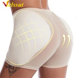 Velssut Women Butt Lifter Hip Enhancer Control Panties Body Shaper Fake Pad Foam Padded Underwear Plus Size Body Shapewear 220307