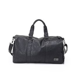 Gym Bag Sport Training Bags Quality PU Men Women Fitness Bags Multifunction Travel Handbag Outdoor Sports Bag with Shoes Storage Q0705