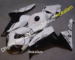 For Honda Fairings CBR1000RR CBR1000 RR 2006 2007 06 07 Motorbike ABS Plastic Black White Bodywork Fairings (Injection molding)