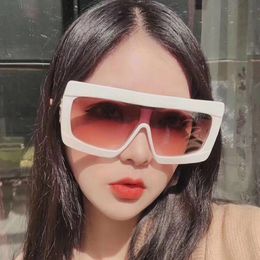 Oversized Womens Sunglasses Fashion Sun Glasses Big Frame Windproof Shades Men Flat Top Driving Goggles
