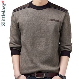 Casual Thick Warm Winter Luxury Knitted Pull Sweater Men Wear Jersey Dress Pullover Knit Mens Sweaters Male Fashions 02150 201117