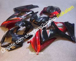 Red Black Fairing kit For Suzuki GSX-R1000 K7 07 08 GSXR1000 GSX R1000 GSXR 2007 2008 Motorbike Body Fairings Parts (Injection molding)