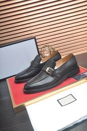 [Orignal Box] Best New Mens Oxfords Dress Work Wedding Party 100% Genuine Leather Buckle Strap Shoes Size 38-44