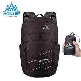 AONIJIE H945 Lightweight Folding Packable Backpack Travel Bag Pack Hiking Camping Shopping Daypack 25L G220308