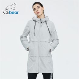 ICEbear Women spring windbreaker quality women jacket stylish casual women clothes with hood GWF20005I 201102