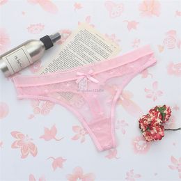 Sexy Ultra thin G String panties Gauze See Through underwear briefs lace underwear Thongs T Back Lingerie women clothes will and sandy