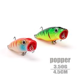 45mm 3.5g Mini Popper Fishing Lure Hard Bait Artificial Poper45mm 3.3g Mini Popper Fishing Lure Hard Bait Artificial Poper TopwCrank Wobbler