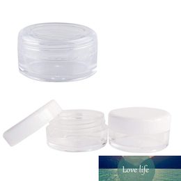 2000pcs 2g 3g 5g 10g 15g 20g Portable Empty Jars Plastic Cosmetic Clear Bottles Eyeshadow Makeup Cream Lip Balm Container Pots
