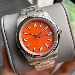 Male Watch Automatic Mechanical Wristwatch 41mm Dial Life Waterproof Luminous Stainless Steel Strap Montre de Luxe