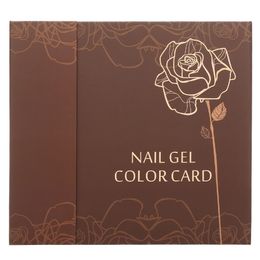 Fashion 120 Nail Color Display Book for False Nail Tips DIY Nails Polish UV Gel Colour Card Board