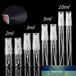 50pcs/lot 2ML 3ML 5ML 10ML Portable Glass Spray Bottle Empty Perfume Atomizer Mini Sample Test Tube Bottle Clear Glass Vials