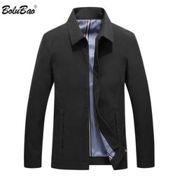 BOLUBAO Men British Style Thin Jackets Autumn New Men's Solid Colour Comfortable Jacket Male Brand Business Casual Jacket Coats 201218