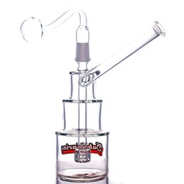 high quality Hitman Glass Bongs Classic Brilliance Cake shape Dab Rigs matrix Birdcage perc hookah shisha with 14mm glass oil burner pipe