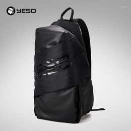 Backpack YESO Men's Waterproof Laptop For 15.6 Inch Travel Business Lager Black Teenager Fashion Multifunction Bag1