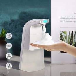 250mL Intelligent Liquid Soap Dispenser Automatic Contactless Induction Foam Kitchen Bathroom Accessories Y200407