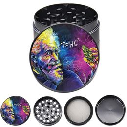 Stainless Steel Screen Filters Herb Grinder 4 Layer Parts Zinc Alloy Grinder 50mm OD Tobacco Grinders Smoking Accessories GR311