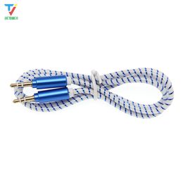 Jack Audio Cable 3.5mm Male to Male Car AUX Cable Headphone Extension Code for Phone MP3 Car Headset Speaker Wholesale 100pcs/lot