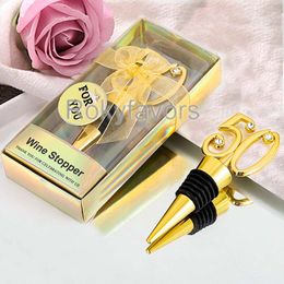 50PCS 50 Wine Stopper 50th Anniversary Wedding Favors Event Keepsakes 50th Birthday Gifts Wine Bottle Stopper